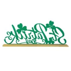 6.75 In. H St. Patrick's Metal Table Decor 11 6.75 In. H St. Patrick's Metal Table Decor -The Home Depot Shop glitzhome seasonal decorations 2032800008 66 1000