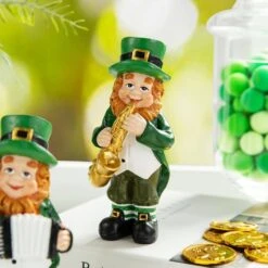 5 In. H St. Patrick's Leprechaun Musicians Resin Table Decor (Set Of 3) 16 5 In. H St. Patrick's Leprechaun Musicians Resin Table Decor (Set Of 3) -The Home Depot Shop glitzhome seasonal decorations 2032800011 fa 1000