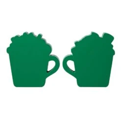 5.25 In. H St. Patrick's Wooden Coffee Cup Table Decor (Set Of 2) -The Home Depot Shop glitzhome seasonal decorations 2032800015 66 1000
