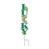 42 In. H St. Patrick's Metal LUCKY Yard Stake