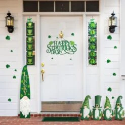 42 In. H St. Patrick's Wooden Gonme Porch Décor 9 42 In. H St. Patrick's Wooden Gonme Porch Décor -The Home Depot Shop glitzhome seasonal decorations gh2032700001 1f 1000