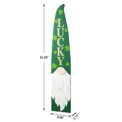 42 In. H St. Patrick's Wooden Gonme Porch Décor 7 42 In. H St. Patrick's Wooden Gonme Porch Décor -The Home Depot Shop glitzhome seasonal decorations gh2032700001 c3 1000