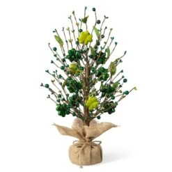 18 In. H St Patrick's Shamrock And Berry Table Tree