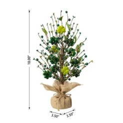 18 In. H St Patrick's Shamrock And Berry Table Tree 8 18 In. H St Patrick's Shamrock And Berry Table Tree -The Home Depot Shop glitzhome seasonal decorations gh2032800005 c3 1000