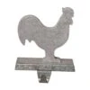 6.1 In. L Galvanized Metal Cock Stocking Holder