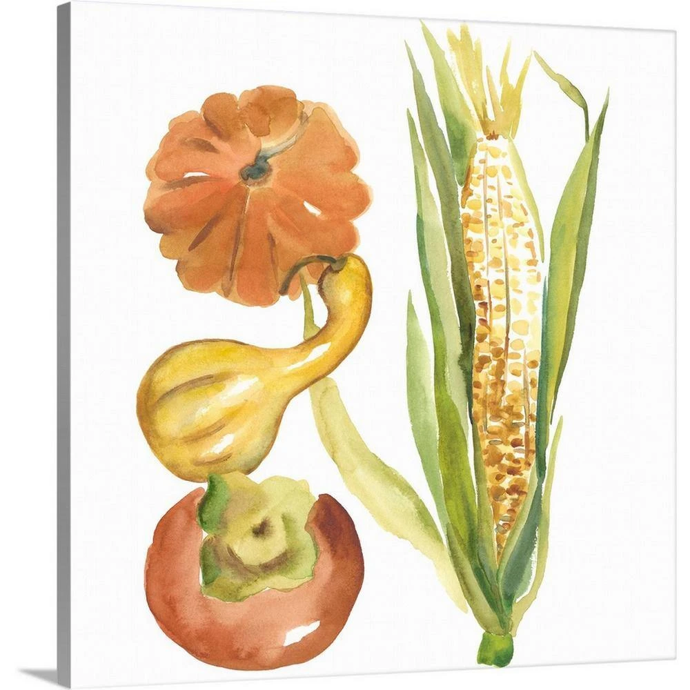 20 In. X 20 In. Harvest Medley V By Chariklia Zarris Canvas Wall Art 1 20 In. X 20 In. Harvest Medley V By Chariklia Zarris Canvas Wall Art