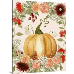 24 In. X 30 In. Red Autumn I By Grace Popp Canvas Wall Art