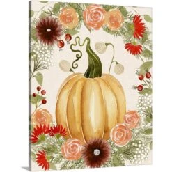 24 In. X 30 In. Red Autumn II By Grace Popp Canvas Wall Art