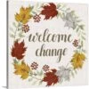 16 In. X 16 In. Contemporary Autumn Collection G By World Art Group Canvas Wall Art