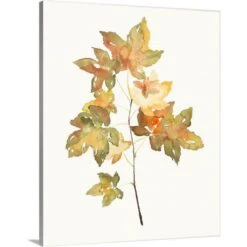 24 In. X 30 In. Fall Study I By Jennifer Goldberger Canvas Wall Art