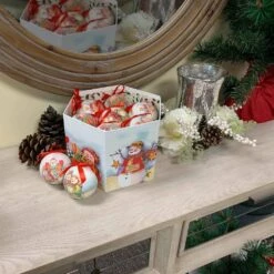 Jolly Snowman Shatterproof Ball Christmas Ornaments (14-Pack)