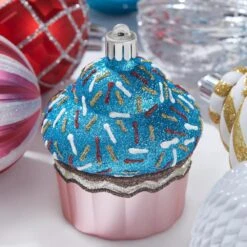 Home Accents Holiday 3.5 In. Multi Color Christmas Ornaments (19-Count) -The Home Depot Shop home accents holiday christmas ornament sets 21he19005 a0 1000