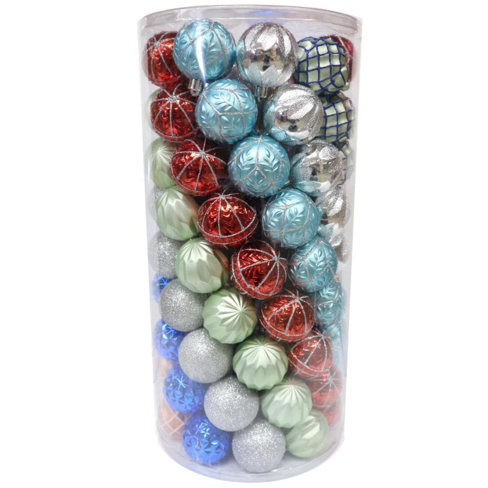 Home Accents Holiday Snowtop Dazzle 60 Mm Assorted Ornament Set (101-Count) 6 Home Accents Holiday Snowtop Dazzle 60 Mm Assorted Ornament Set (101-Count) - Image 6