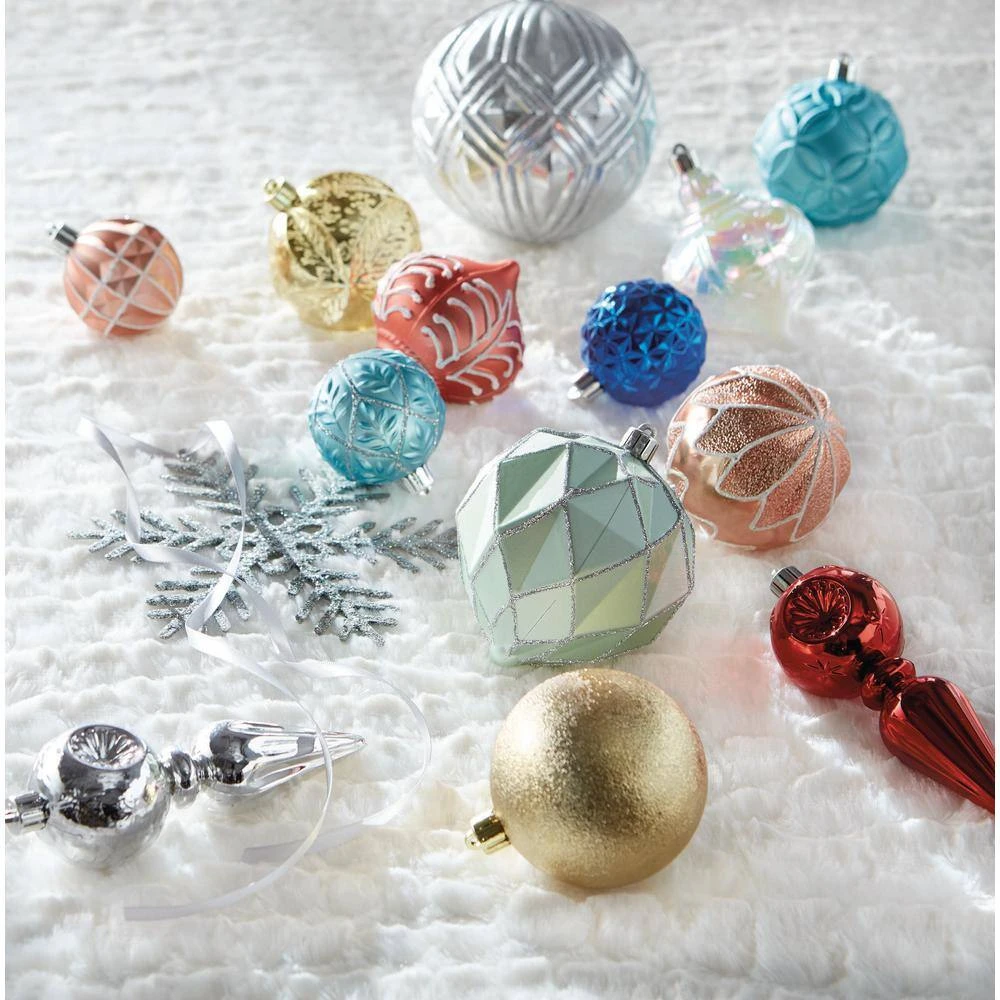 Home Accents Holiday 80 Mm Assortment Ornament In Gold (75-Count) 2 Home Accents Holiday 80 Mm Assortment Ornament In Gold (75-Count) - Image 2