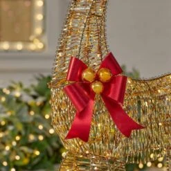 Home Accents Holiday 4 Ft. Polar Wishes LED Golden Doe Holiday Yard Decoration Y41 -The Home Depot Shop home accents holiday christmas yard decorations 24rt1302418 66 1000