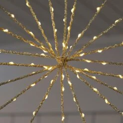 Home Accents Holiday 12 In. Battery Operated Twinkling LED Hanging Starburst Lights With Timer (3-Pack) -The Home Depot Shop home accents holiday icicle lights 24gu10001 1d 1000