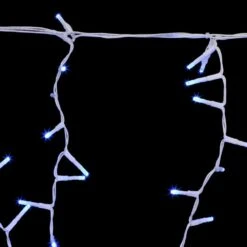 500-Light LED Blue And Pure White Icicle Light Set 6 500-Light LED Blue And Pure White Icicle Light Set -The Home Depot Shop icicle lights 500icijs blpwho 40 1000