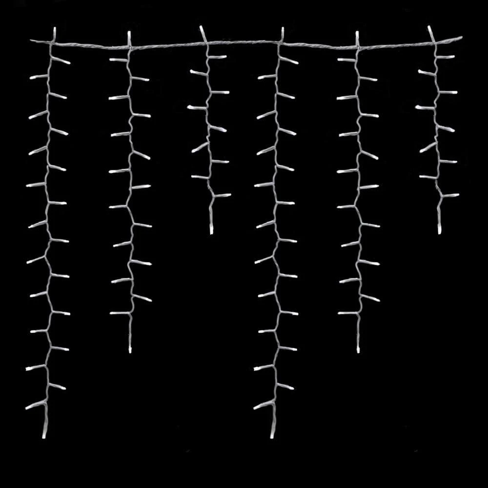 500-Light LED Blue And Pure White Icicle Light Set 1 500-Light LED Blue And Pure White Icicle Light Set