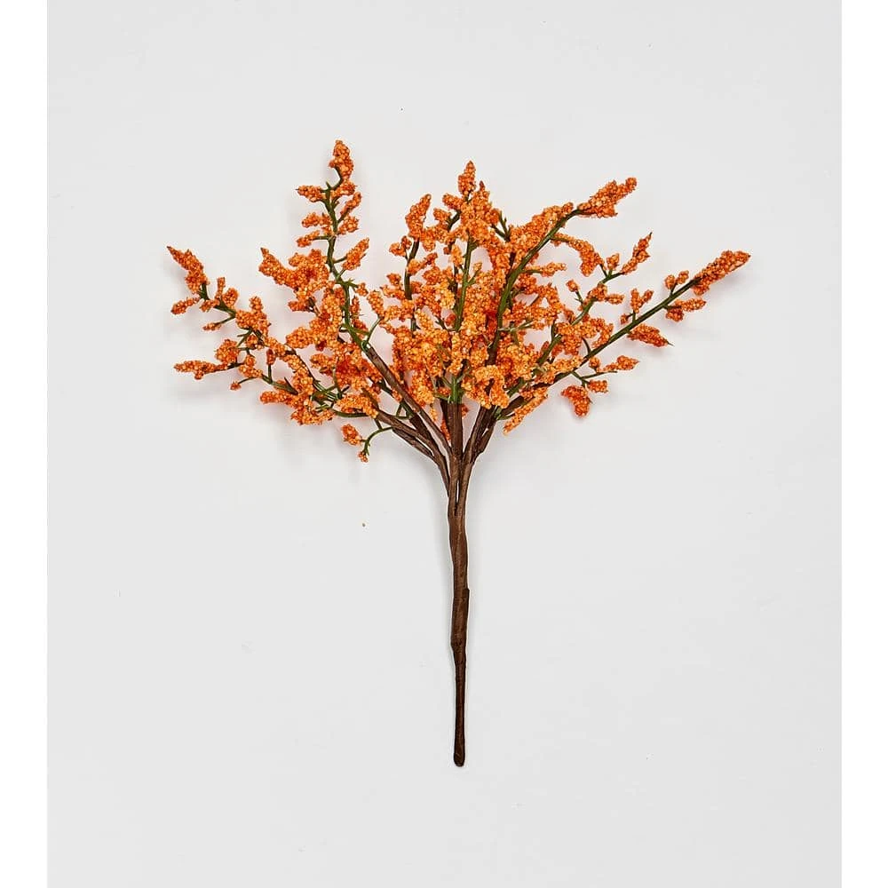 9 In. Orange Bud Spray 1 9 In. Orange Bud Spray