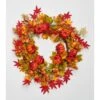 24 In. Pumpkin Berries And Fall Leaves Wreath