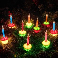 Christmas Bubble String Light, 9 Bubbles Lights, Old Fashion Vintage String Lights (Multicolor) -The Home Depot Shop joyfy christmas string lights 31438 b 76 1000