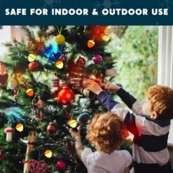 Christmas Bubble String Light, 9 Bubbles Lights, Old Fashion Vintage String Lights (Multicolor) -The Home Depot Shop joyfy christmas string lights 31438 b c3 1000