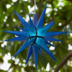 14 In. Illuminated LED Blue Holiday Moravian Star 8 14 In. Illuminated LED Blue Holiday Moravian Star -The Home Depot Shop kringle traditions christmas novelty lights 72725 c3 1000