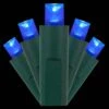 25 Ft. 50-Light Blue 5 Mm LED Balled Mini Light Set