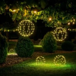 12 IN+16IN+20IN 248LED Light Ball Pathway Lights White Sphere Light Fold Flat Metal Frame Indoor Outdoor Waterproof 8 12 IN+16IN+20IN 248LED Light Ball Pathway Lights White Sphere Light Fold Flat Metal Frame Indoor Outdoor Waterproof -The Home Depot Shop lightshare christmas pathway lights jytjq w 4f 1000