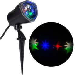LED Projection-Whirl-a-Motion-Stars RGBW Stake Light -The Home Depot Shop lightshow christmas light projectors 80735 a0 1000