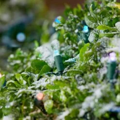 48 In. H X 66 In. W 72-Light LuxeSparkle Multi Color Christmas Net Light With Green Wire -The Home Depot Shop lightshow christmas net lights 21gm19992 40 1000