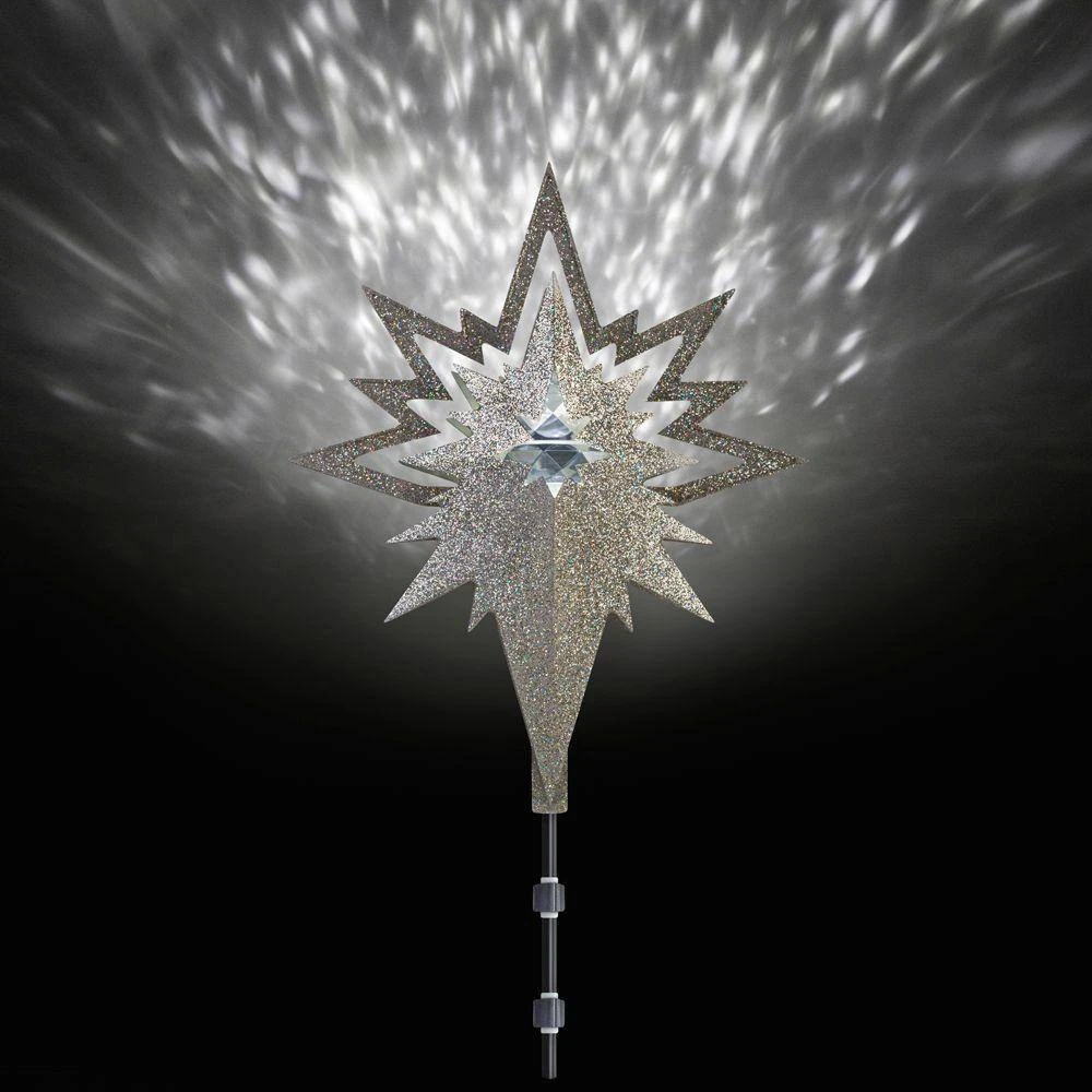 18.50 In. Lighted Projection Tree Topper- Kaleidoscope Set 5 18.50 In. Lighted Projection Tree Topper- Kaleidoscope Set - Image 5