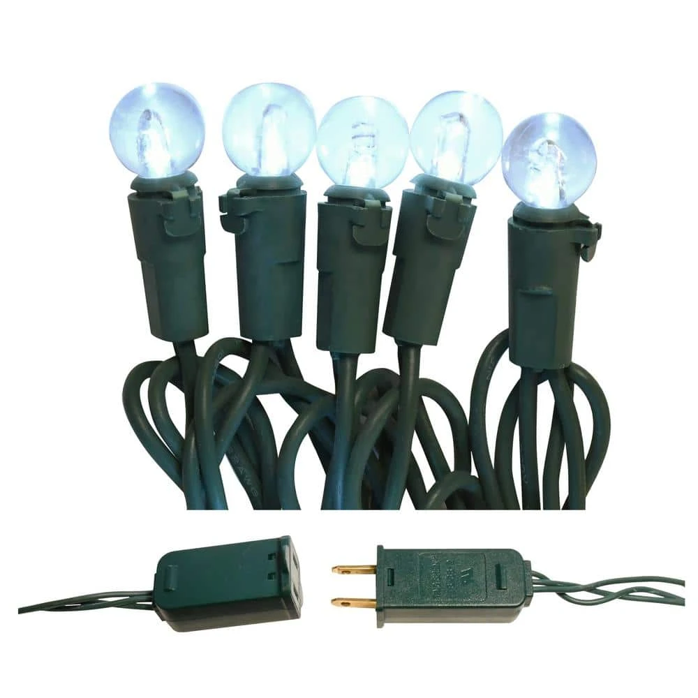 70-Light LED Cool White Plastic Globe Electric String Light 2 70-Light LED Cool White Plastic Globe Electric String Light - Image 2