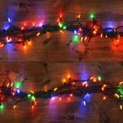 200-Light Multi Color Mini String Lights -The Home Depot Shop lumabase christmas string lights 38402 1f 1000