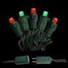 70-Light Red And Green LED Mini String Lights