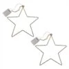 Star Motif 40 Mini Lights Warm White LED String Lights (2-Pack)
