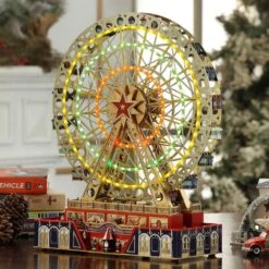 15 In. World's Fair Grand Ferris Wheel 5 15 In. World's Fair Grand Ferris Wheel -The Home Depot Shop mr christmas christmas villages 79790 31 1000
