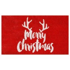 Christmas Antlers Doormat 24 X 36