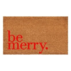 Be Merry Red Doormat 24" X 36"