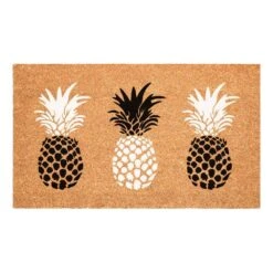 Pineapple Trio 17 In. X 29 In. Multi Indoor/Outdoor Doormat