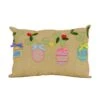 18 In.x 10 In. Decorated Eggs Easter Pillow
