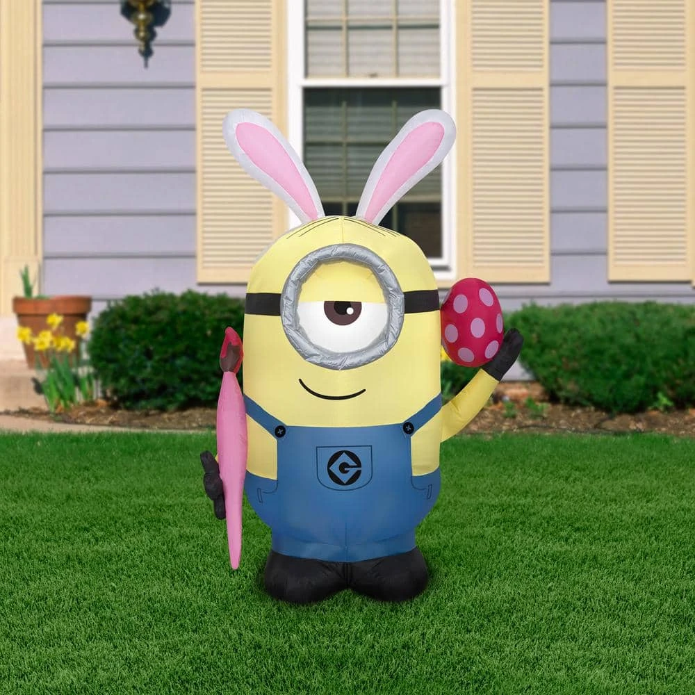 48 In. Inflatable Easter Minion Stuart 2 48 In. Inflatable Easter Minion Stuart - Image 2