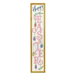 43" Decorated Easter Porch Decor