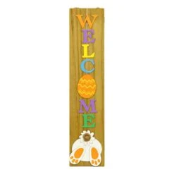 43" Easter Welcome Porch Decor