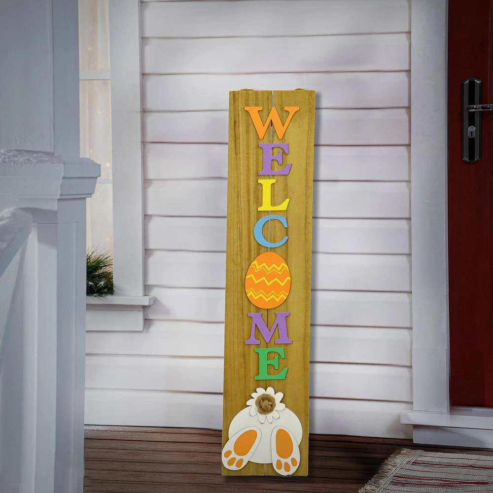 43" Easter Welcome Porch Decor 2 43" Easter Welcome Porch Decor - Image 2