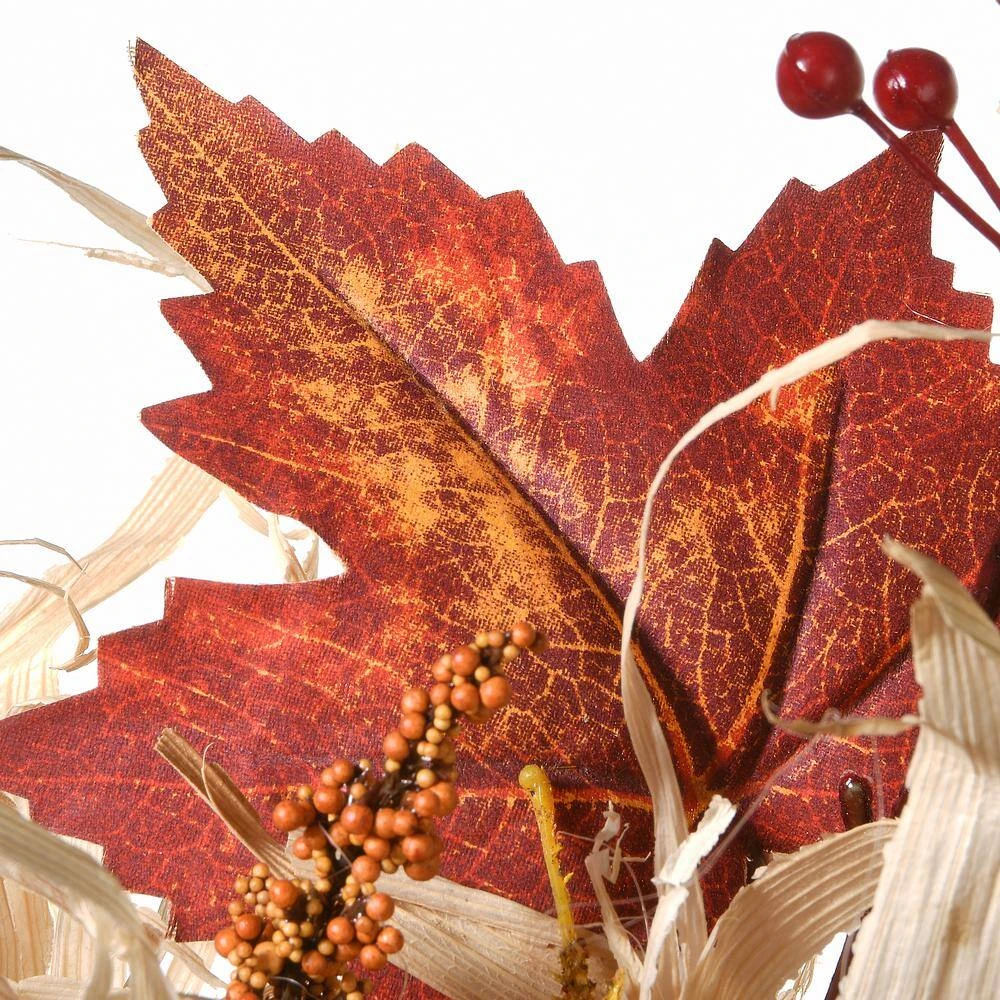 24 In. Artificial Harvest Raffia Wreath 3 24 In. Artificial Harvest Raffia Wreath - Image 3