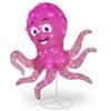36 In. Pink Octopus With LED Lights