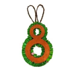 20 In. Bunny Shape Woodcut Floral Decoration -The Home Depot Shop national tree company seasonal decorations eg79 19c0154 1 1f 1000