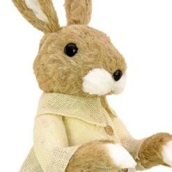 24 " Teal & Tan Dressed Ms. Bunny -The Home Depot Shop national tree company seasonal decorations eg79 21md099 1 4f 1000