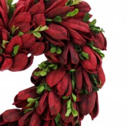 12 In. Height Red Petals And Leaves Floral Valentine's Heart -The Home Depot Shop national tree company seasonal decorations eg79 3412 1 4f 1000